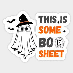 this is some boo sheet funny ghost Sticker